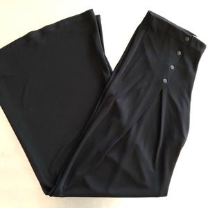 ⭐️Emporio Armani⭐️Black Palazzo Wide Leg Flowy Pants Women's Sz 4